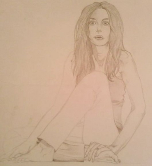 tekening vrouw