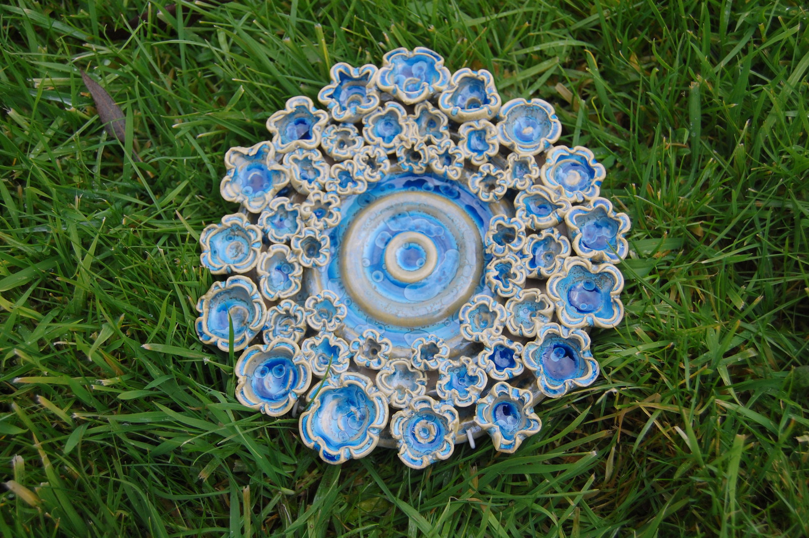 Wandobject Gedraaide Bloemen