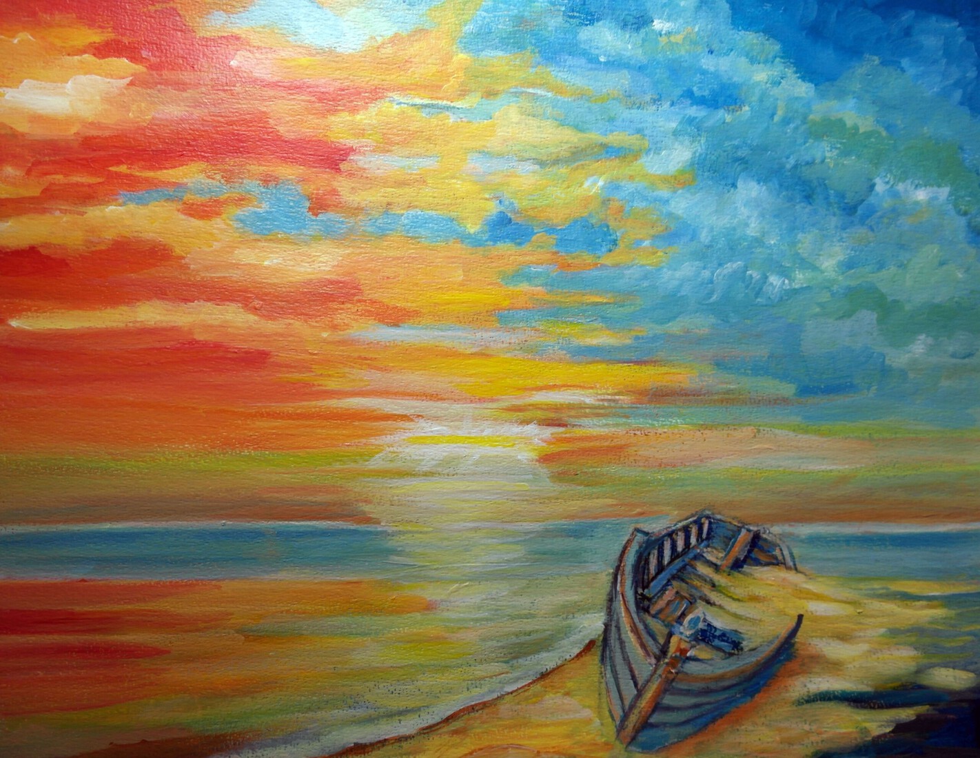 wreckage on the beach