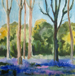 Landschappen naar de natuur op doek in acryl