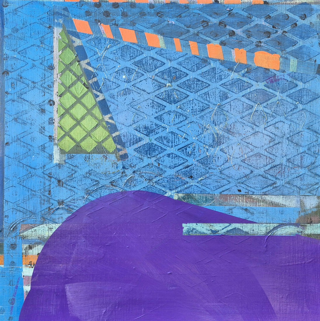 De paarse heuvel weigert uitleg