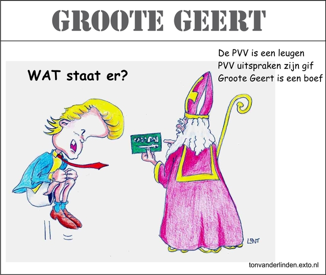 Groote Geert 9 haatsticker