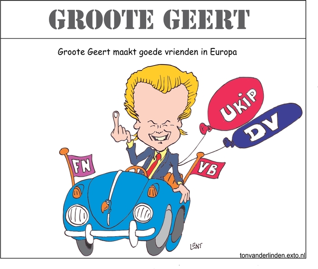 Groote Geert 14, maakt Europese vrienden