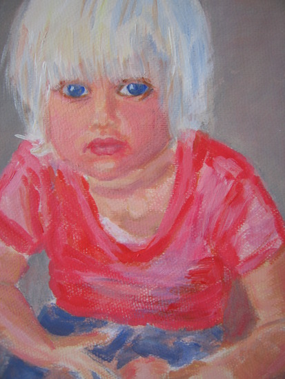 ninou, met rood t-shirt