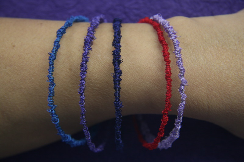 Armband van zijde