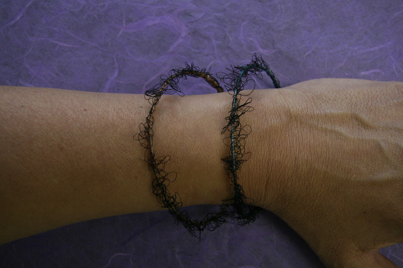Armband met paardehaar