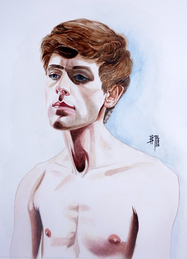 model Chris, portret #4  (2026)