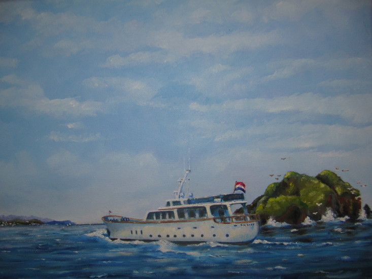 motorjacht in zuid frankrijk