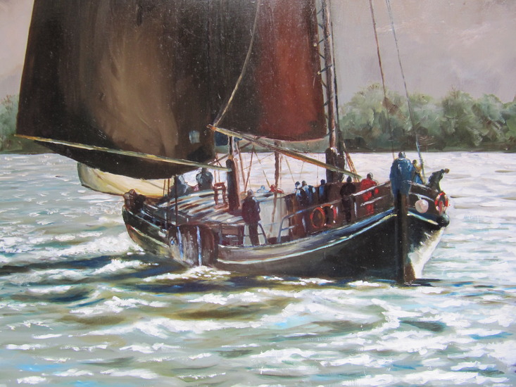 clipper in tegenlicht