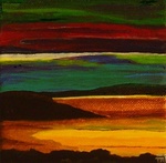 Kleine vierkante doekjes van 9.5 bij 9.5 cm.