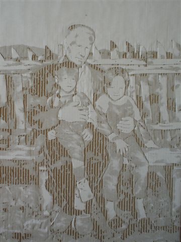 Петар и Јана са дедом