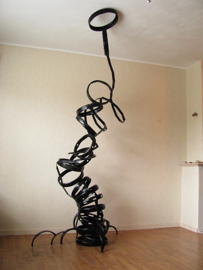 Constructie met ringen. Geen titel. Edwin Brand, 2009.