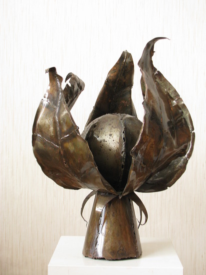 Constructie uit plaatstaal. Geen titel. Edwin Brand, 2008.