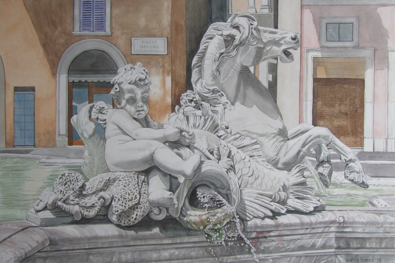 Fontein van Neptunus, Piazza Navona, Rome