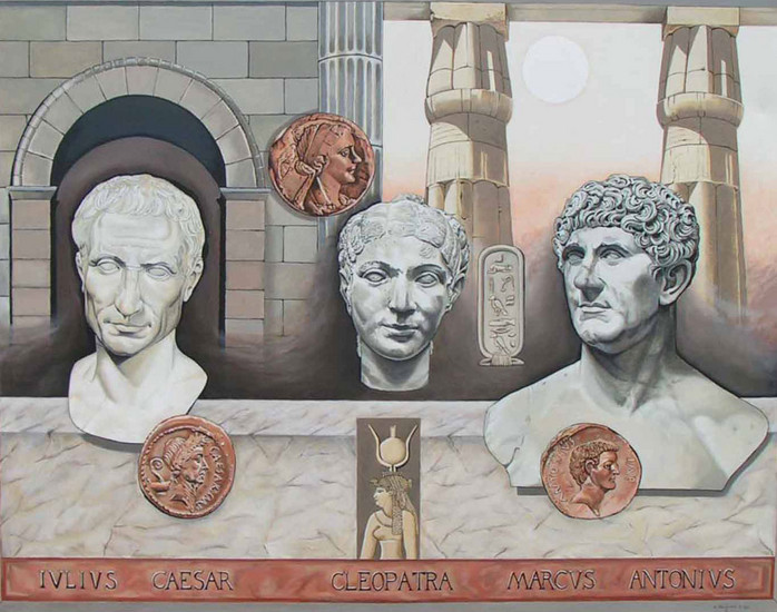 Julius Ceasar, Cleopatra en Marcus Antonius