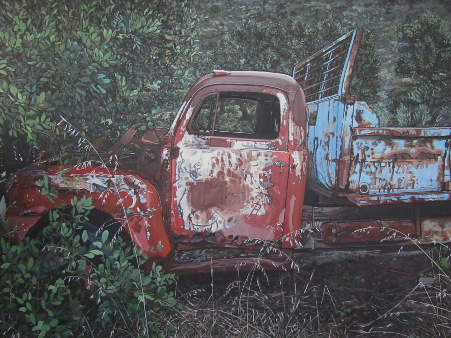 Oude Ford pick/up truck