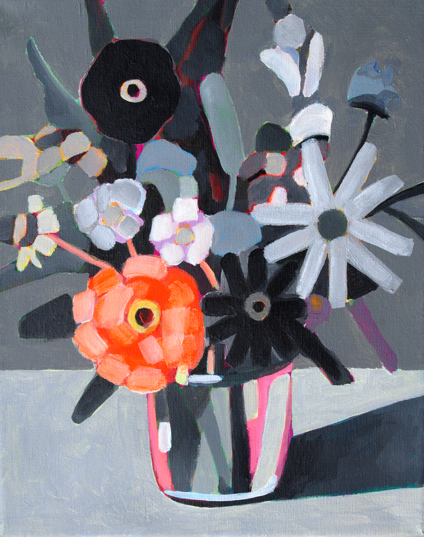 Black flowers