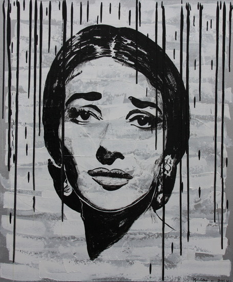 Maria Callas black & white