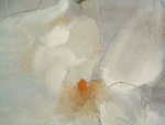 De magnolia serie is ontstaan nadat een particulier mij opdracht gaf een bloemenschilderij te maken. Ik vond de magnolia zo'n mooie bloem dat ik daar een serie van 4 werken van heb gemaakt.