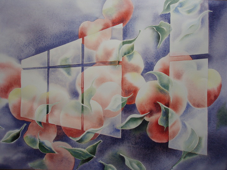 Herfst voor het raam