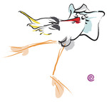 Loepie de ooievaar