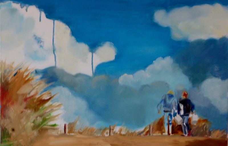 2 jongens in de wolken