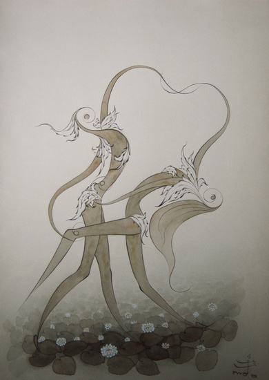 dansende waterlelie's