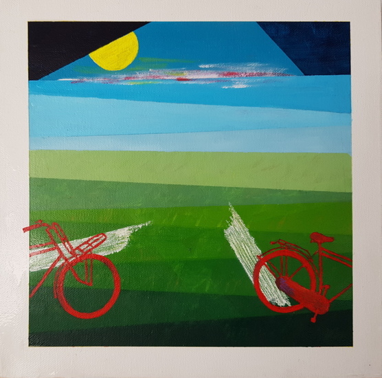 rode fiets
