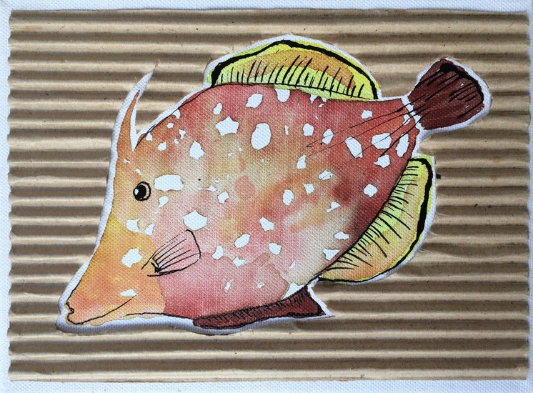 Fish 36 - whitespotted Filefish