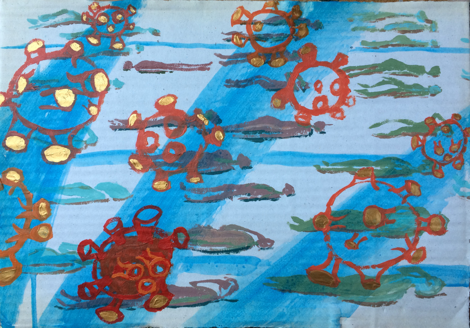 Hide & Seek (verstoppertje) schets