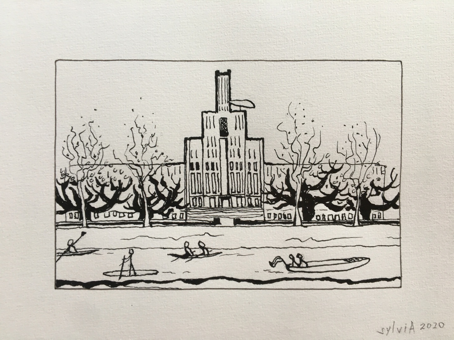 Hoera! de singel is rond (de inktpot)