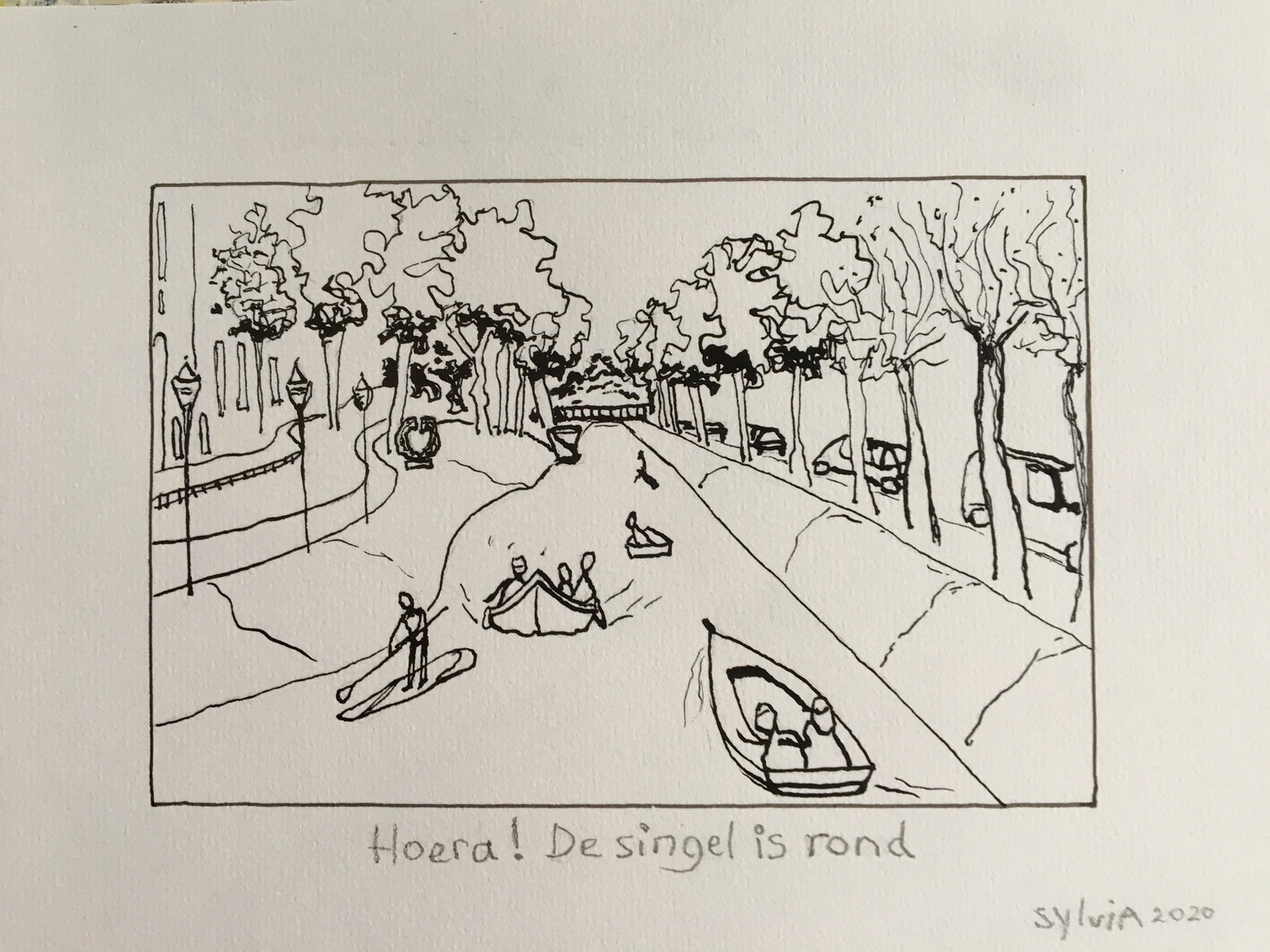 Hoera! de singel is rond 1