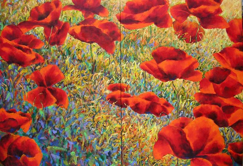 klaprozenveld (tweeluik)