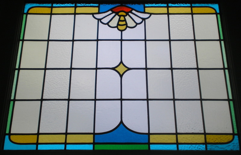 Glas in lood bovenlicht