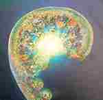 Acrylschilderijen met zand en glas