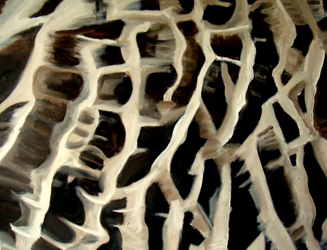 zandpatroon wit zwart