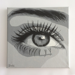 Handgeschilderd op canvas