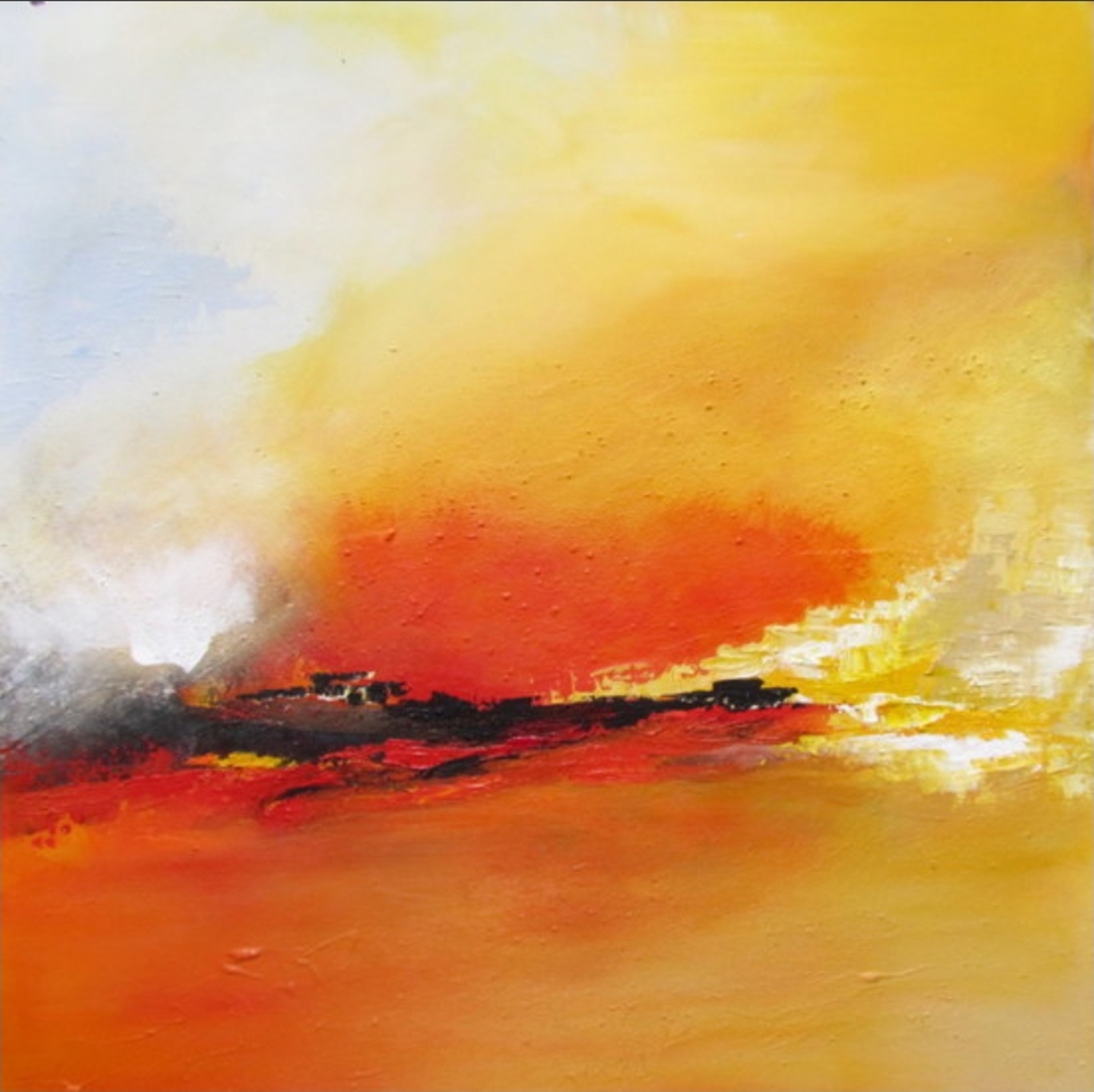 Zonsondergang acrylwerk nr.2