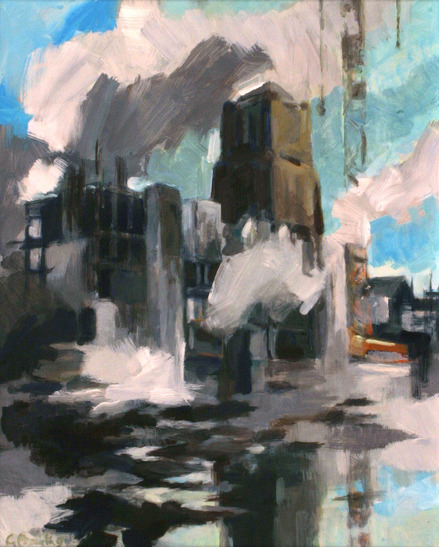 Gebouwen aan het water