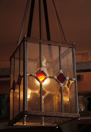 Hanglamp glas-in-lood 03