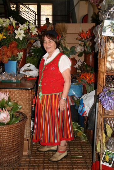 Bloemenverkoopster Madeira