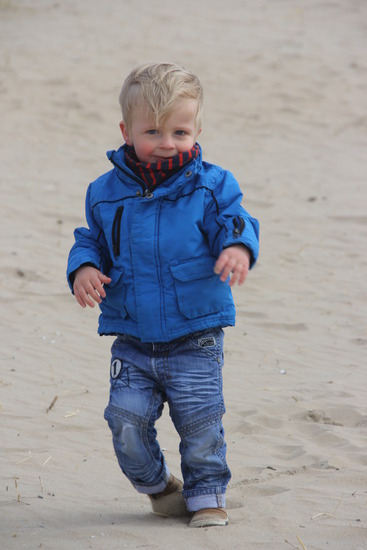 Op het strand