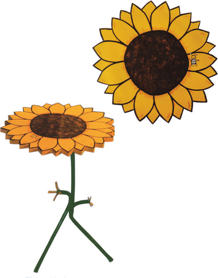 bloementafeltje geel
