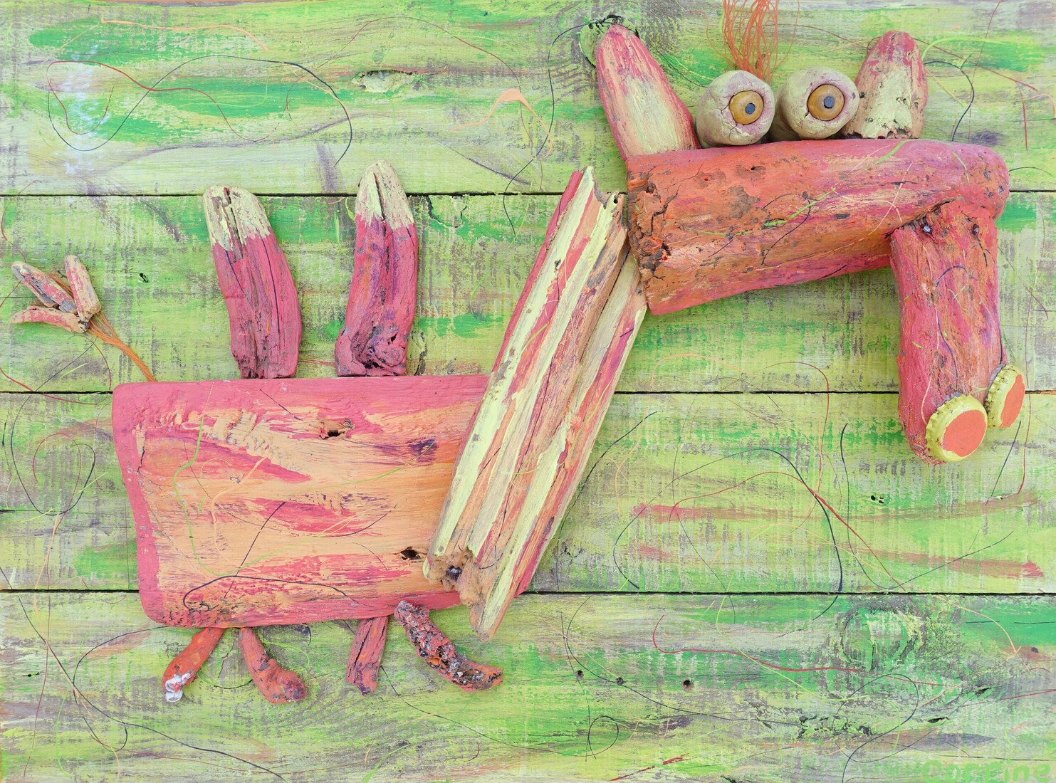 Kameel met twee hele hoge bulten