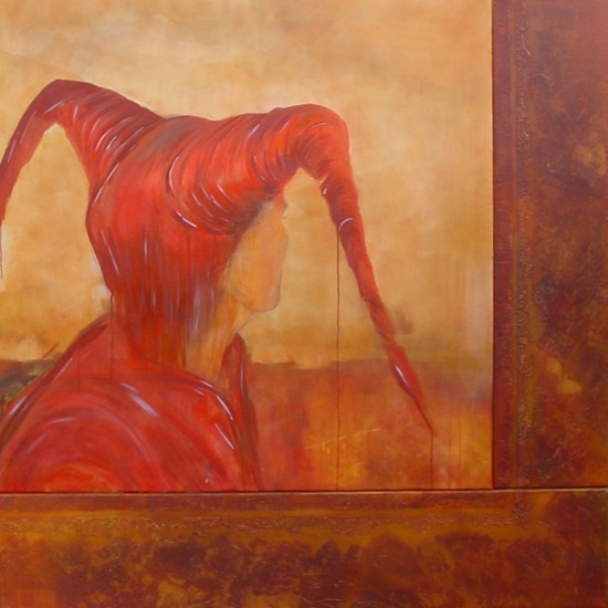 Rood en luid mijn uiterlijk, maar het hart vroom en ruiterlijk