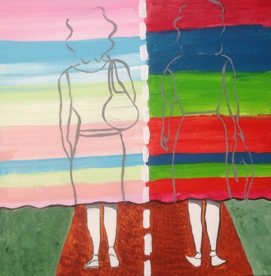 Allerliefste nichten samen onderweg