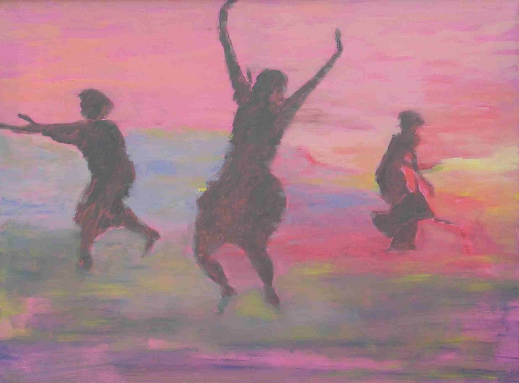 Uitdrukking van angst.