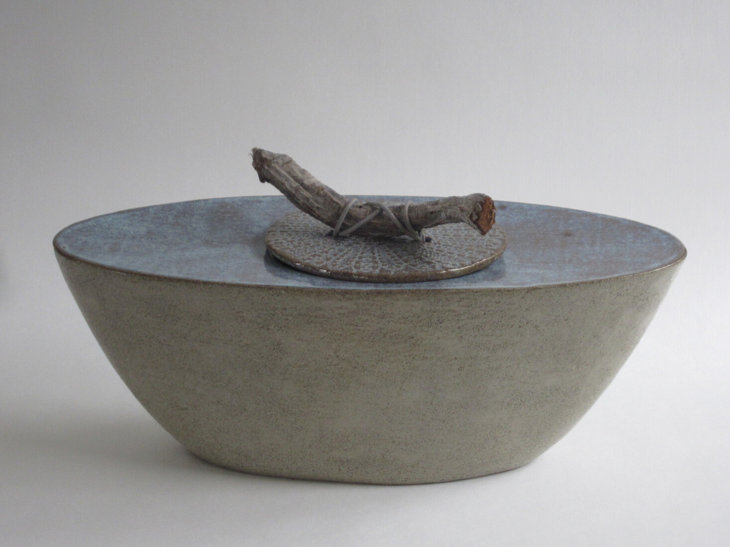 Ovale pot met deksel