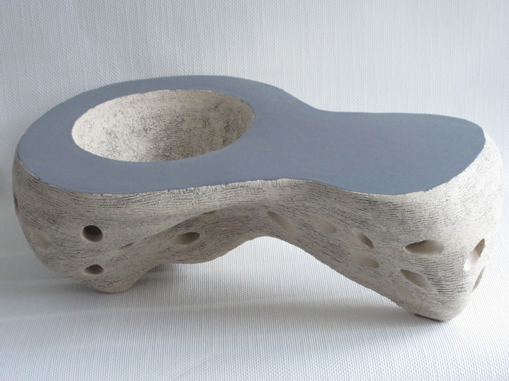 Gespleten rots schaal