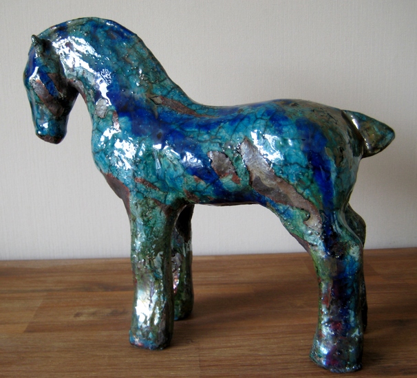 blauw paard